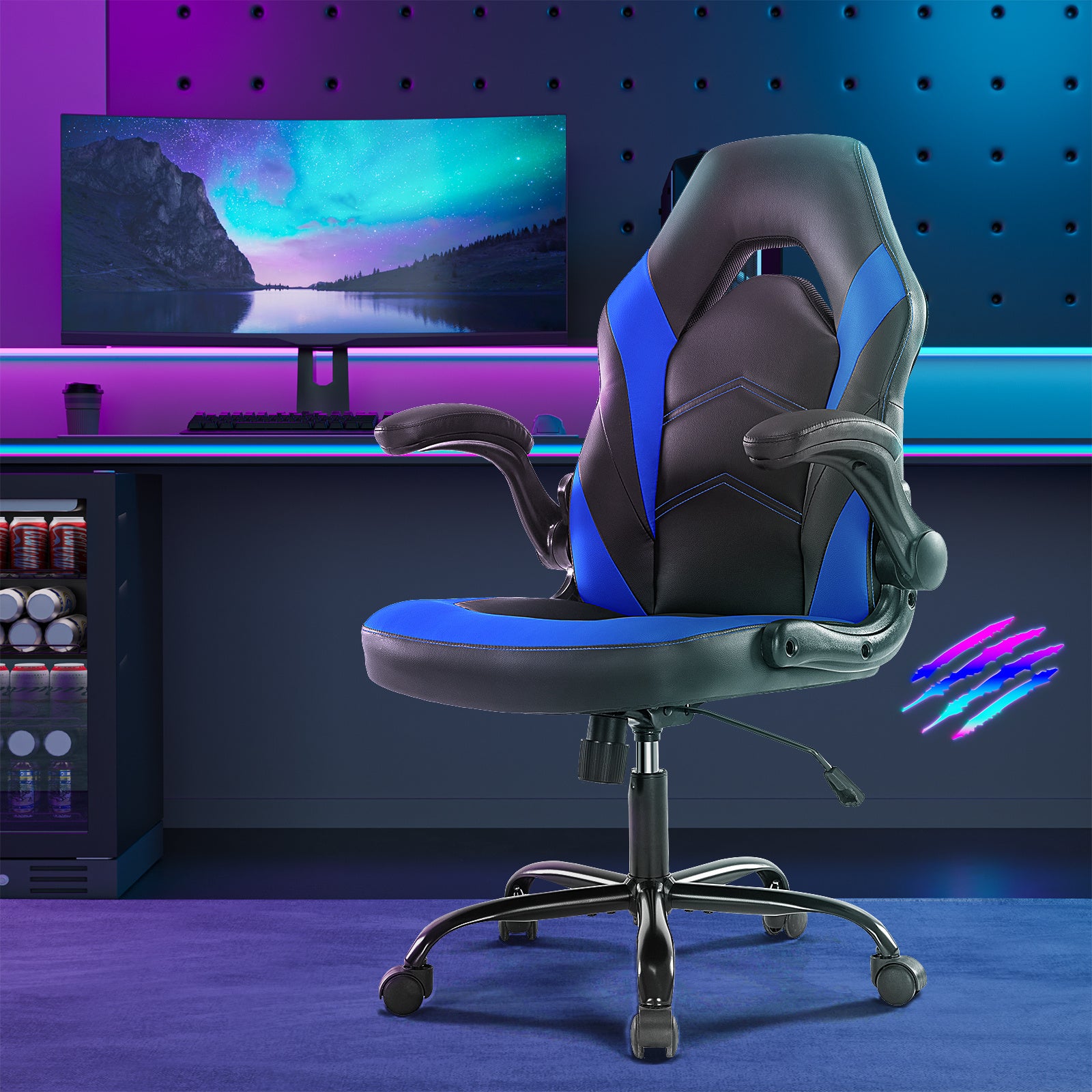 PU Leather Ergonomic Office Chair