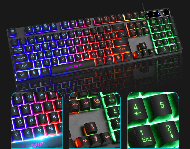 Colorful Backlit Gaming Usb  Keyboard
